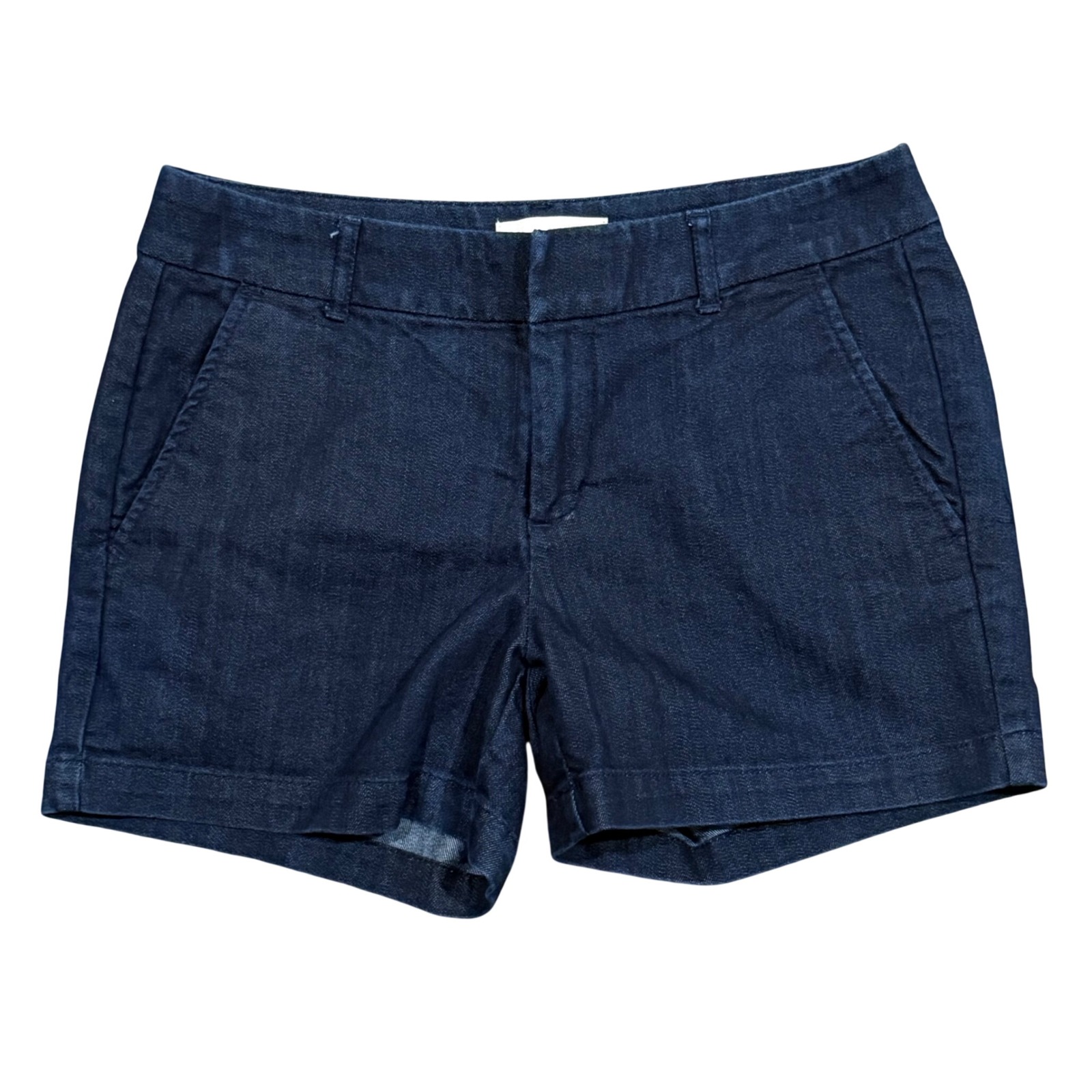 Banana Republic Womens Dark Wash Indigo Denim Stretch Shorts Size 28 6